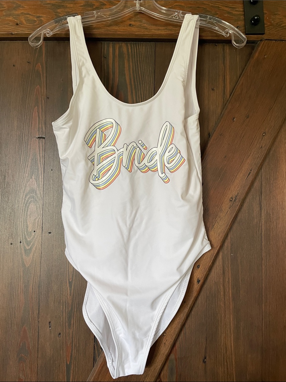 Bride White One-Piece Swimsuit